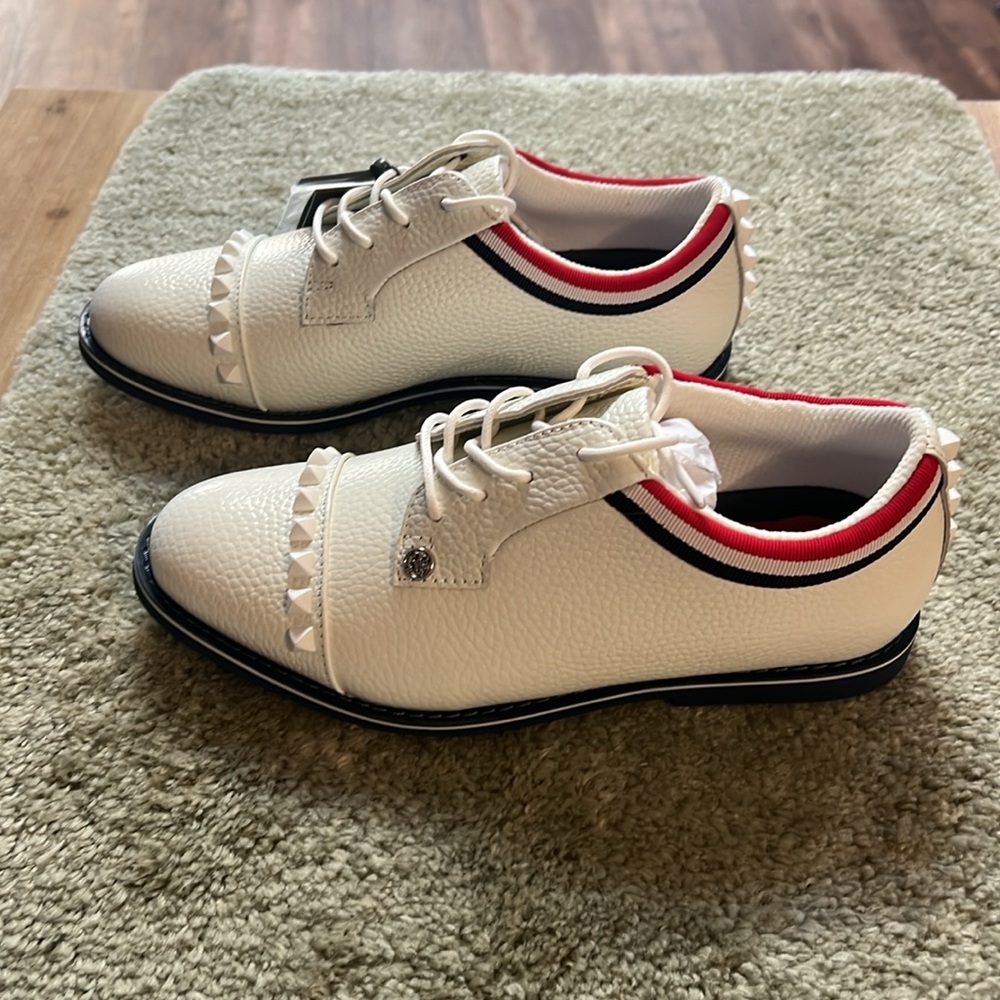 Women’s size 7.5 gross grain  stud cap toe gallivanterr Gfore brand - Picture 2 of 5
